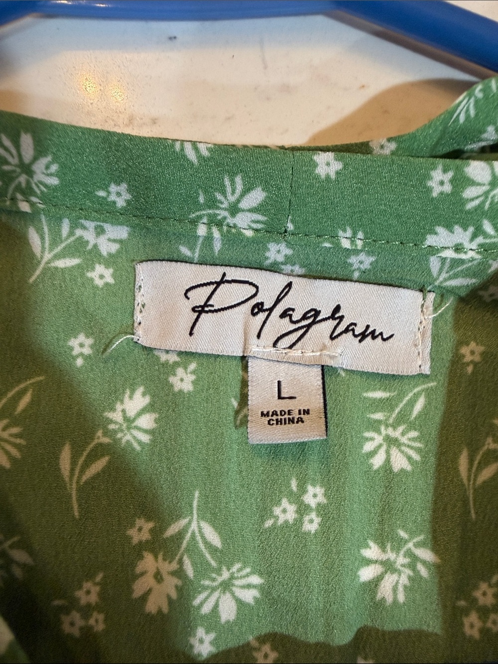 Polagram Green Floral Tie-Front Tiered Maxi Dress - Picture 6 of 6